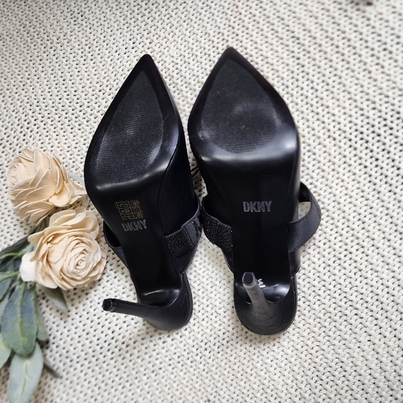 DKNY black high heels size 7.5 NEW - Picture 7 of 7